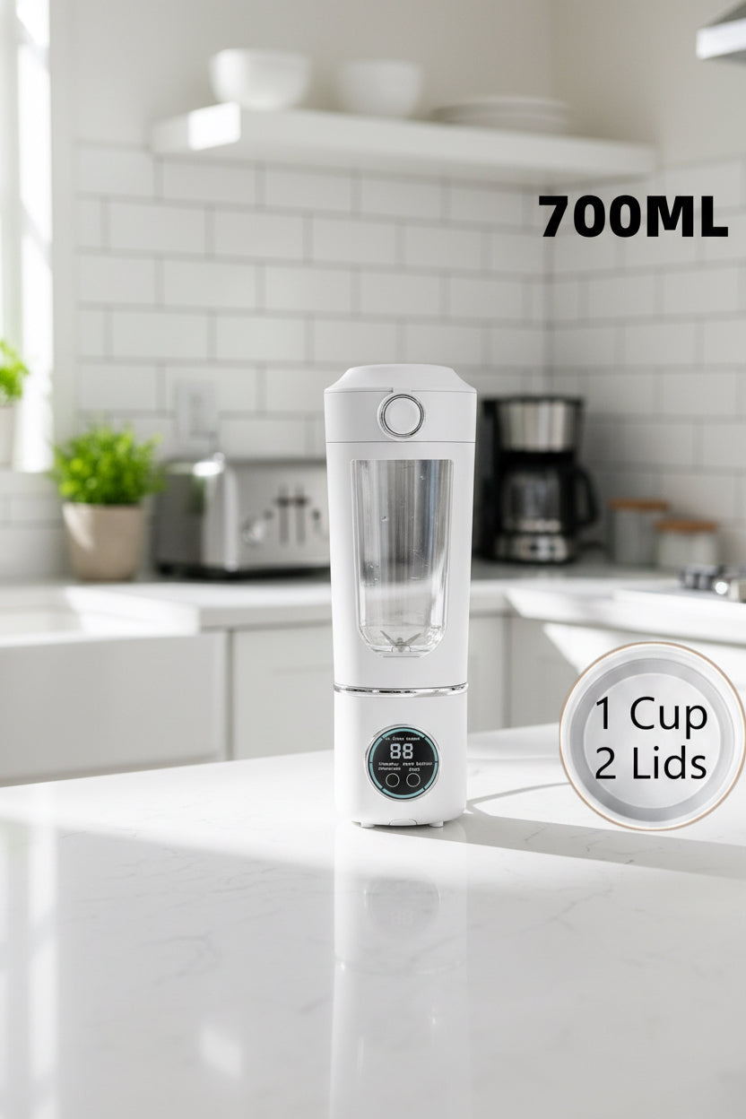 Portable Blender Bottle 700ML – USB Rechargeable Smoothie & Juice Maker