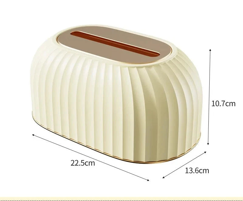 Luxury Drawer Style Tissue Box Holder – Premium Desktop Storage Organizer