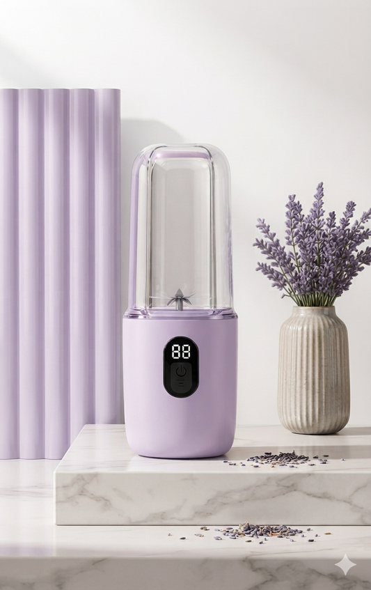 BlendGo™ Portable Juicer Blender – 500ml USB Rechargeable Smoothie Maker