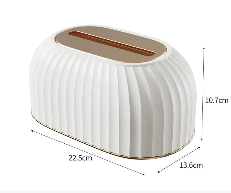 Luxury Drawer Style Tissue Box Holder – Premium Desktop Storage Organizer