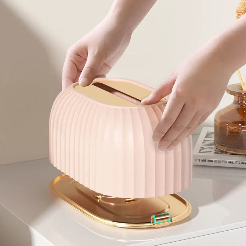 Luxury Drawer Style Tissue Box Holder – Premium Desktop Storage Organizer