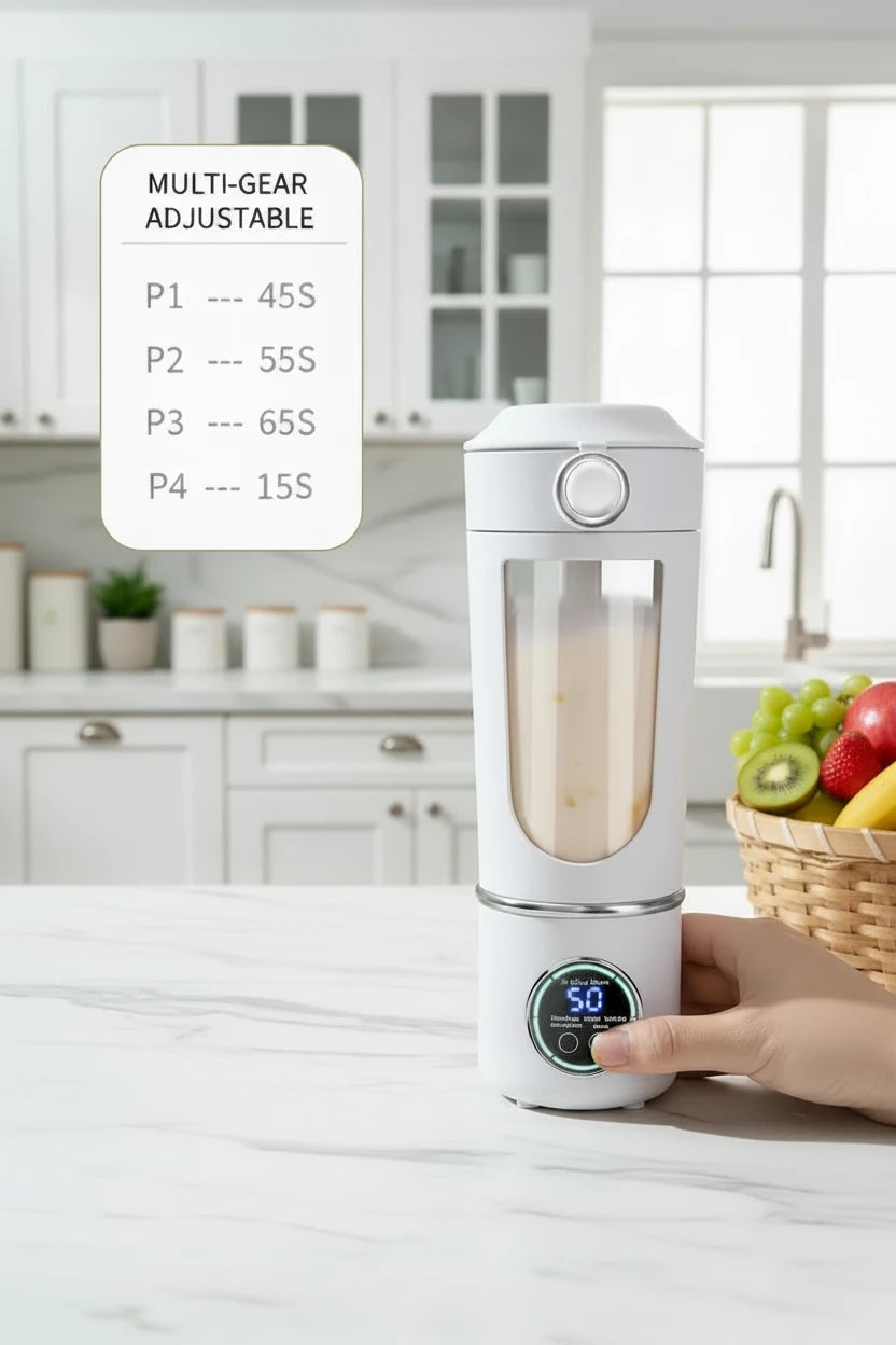 Portable Blender Bottle 700ML – USB Rechargeable Smoothie & Juice Maker