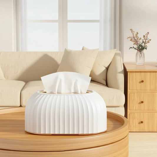 Luxury Drawer Style Tissue Box Holder – Premium Desktop Storage Organizer