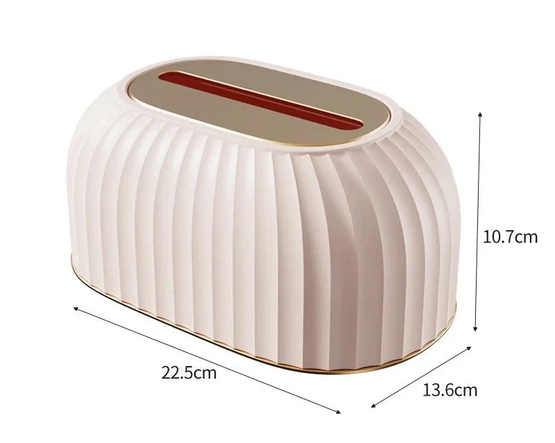 Luxury Drawer Style Tissue Box Holder – Premium Desktop Storage Organizer