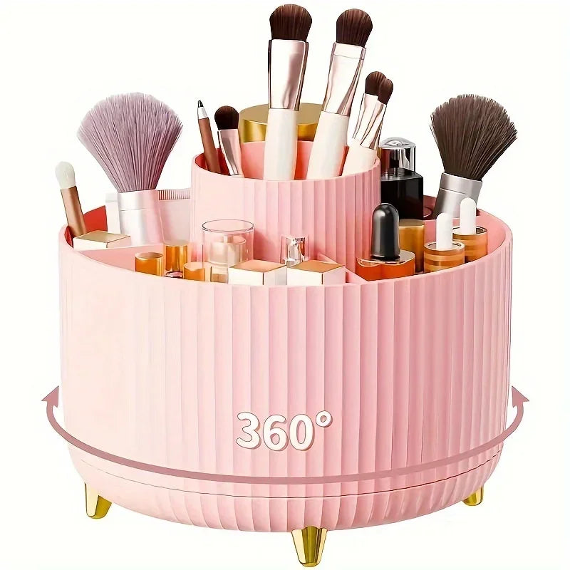 360° Rotating Makeup Organizer Luxury 360° Rotating Makeup Organizer

✨ Organize Your Beauty Essentials in Style

Say goodbye to cluttered countertops and messy makeup collections. The Luxury 360° Rotating Makeup Organizer keeps all your beauty essentials