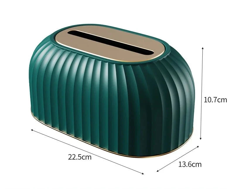 Luxury Drawer Style Tissue Box Holder – Premium Desktop Storage Organizer