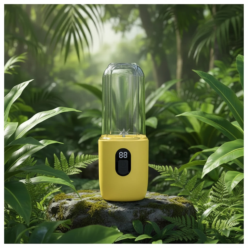 Portable Auto Juicing Cup USB Rechargeable Cordless Electric Fruit Juicer Multifunction 500ml Capacity Fruit Extractor Cup