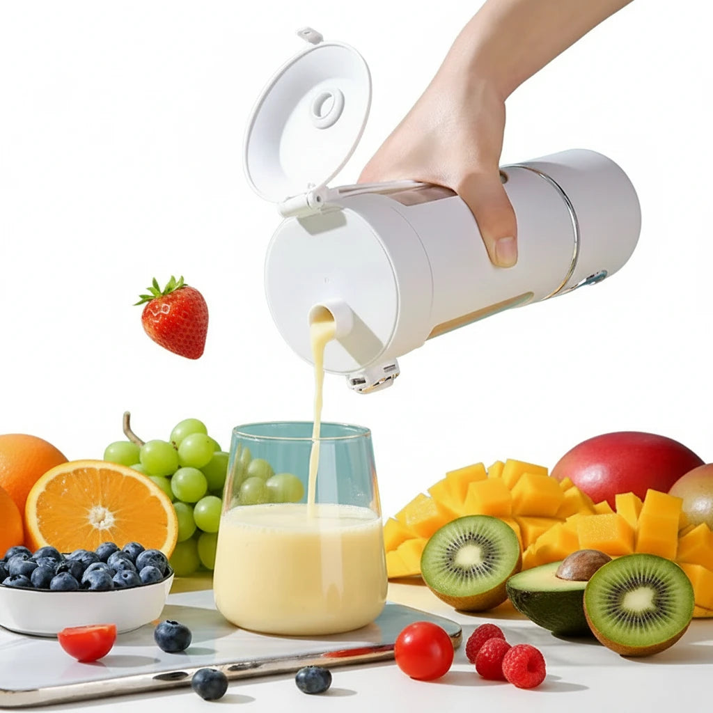 Portable Blender Bottle 700ML – USB Rechargeable Smoothie & Juice Maker