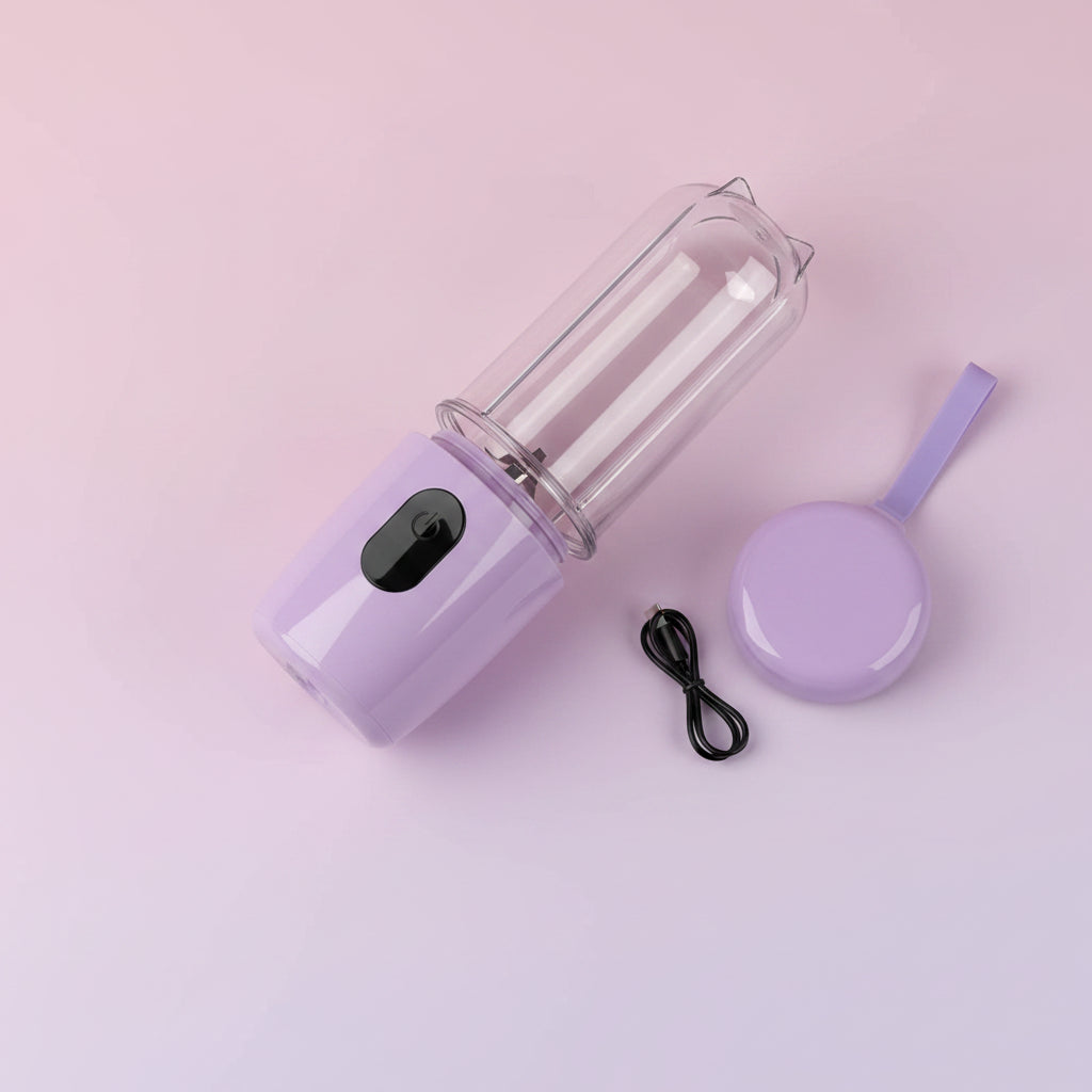 Portable Auto Juicing Cup USB Rechargeable Cordless Electric Fruit Juicer Multifunction 500ml Capacity Fruit Extractor Cup